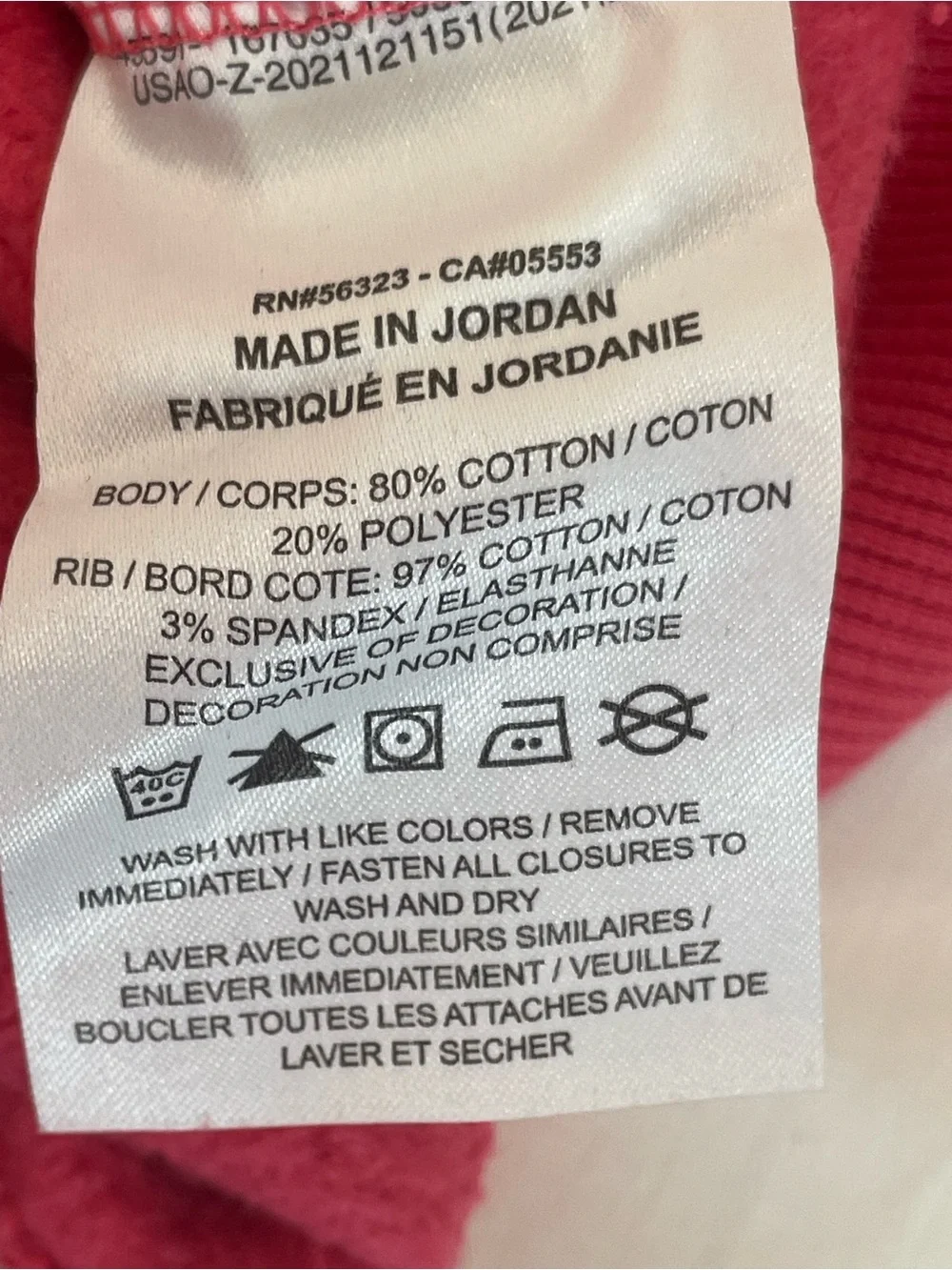 Nike Bright Pink Cropped Quarter-Zip Sweatshirt Women’s Size Small